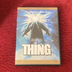 Universal The Thing DVD - Blue and White Cover